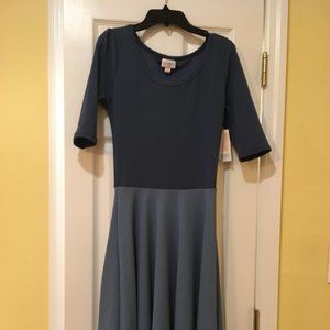 LuLaRoe Blue Two-Tone Nicole